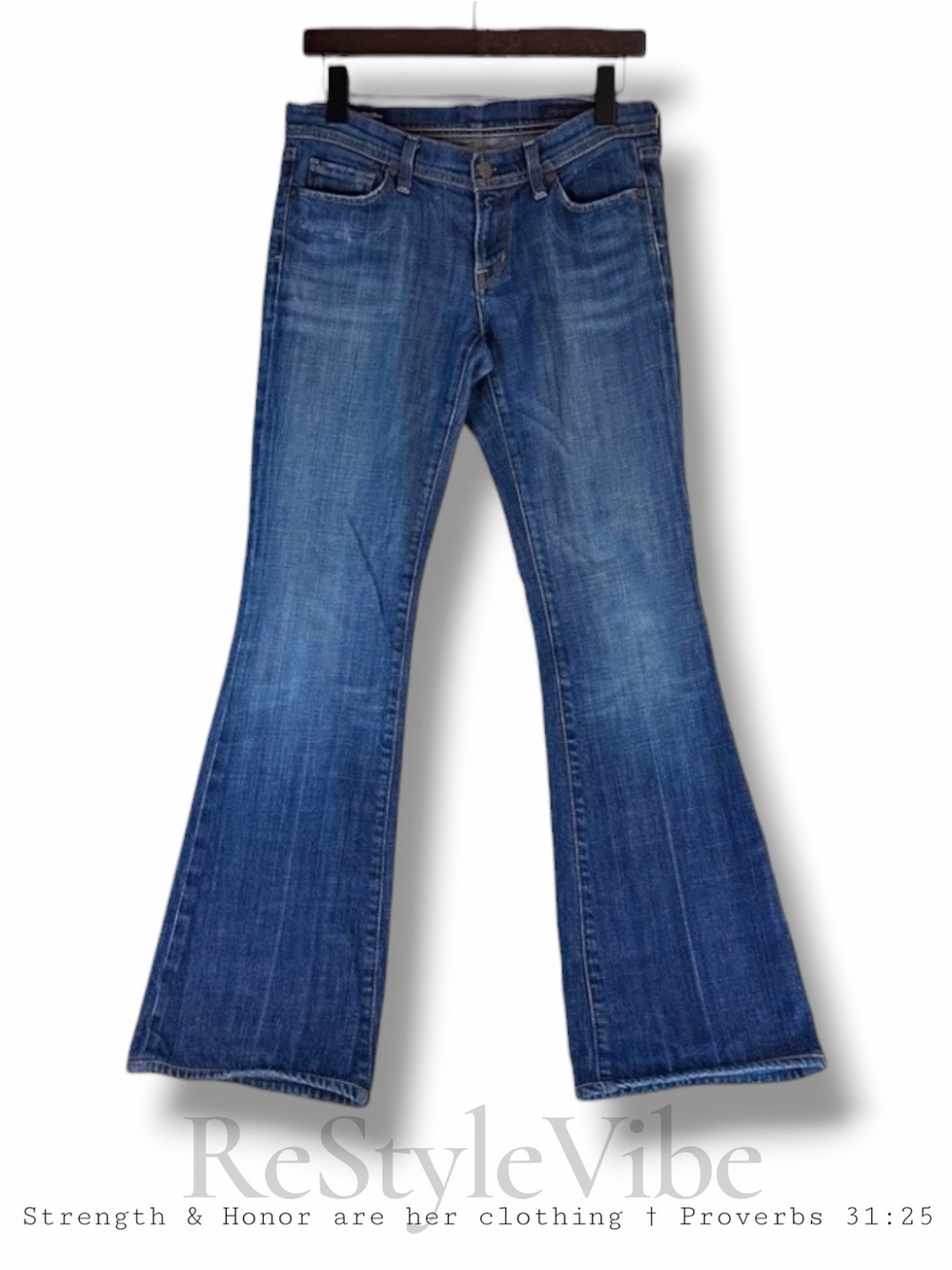CITIZENS OF HUMANITY Women’s Size 28 Denim Jeans Low Waist Flare Ingrid Stretch